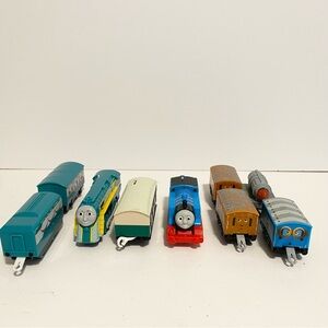 Thomas Trackmaster Train Engines Connor + Tender Might Mac Annie Clarabelle Toys